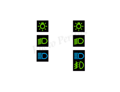 Antibrouillards couplés sur les feux de route